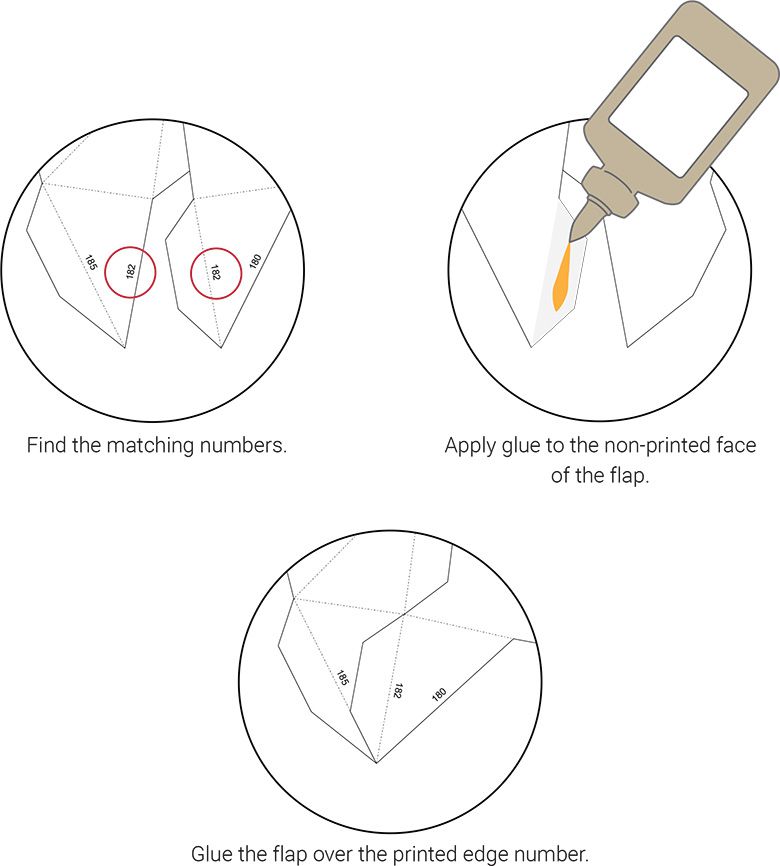 Gluing - PaperPoly